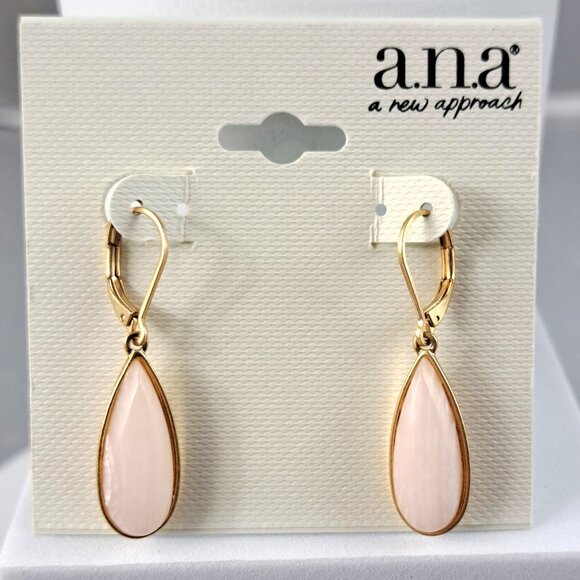 a.n.a Pale Pink Drop Earrings - Picture 1 of 3